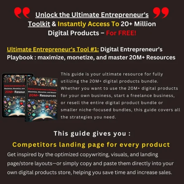 20+ Million Digital Products Bundle Resell MRR PLR, Digital Downloads, passive income, Luxury Reel, AI Prompt, Faceless Social Media Post - Image 7