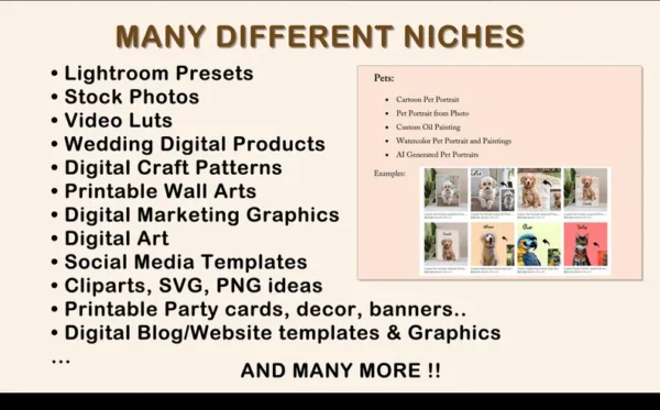 Listing Mockups, PLR MRR, Shop Template, Plr Digital Products, Canva Templates, Master Resell Rights, Plr Mockups for Sellers - Image 3