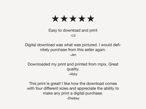 PostArtsy Digital Download | Any 5 Prints from our shop | 8x12 Size | Digital Art Files | PRINTABLE ART | Wall Art Decor - Image 3