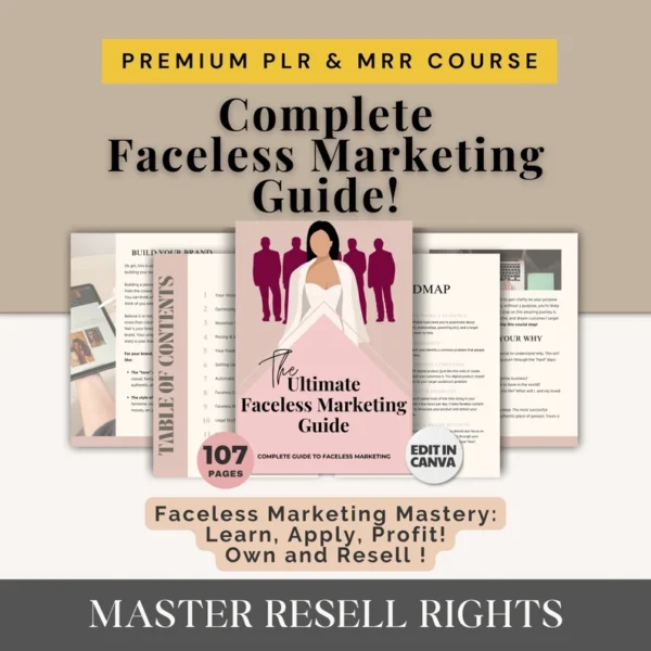 Make Money Online Done For You Course PLR MRR Bundle Ready to Sell MRR Courses Digital Marketing Course to Sell on Master Resell Rights - Image 10
