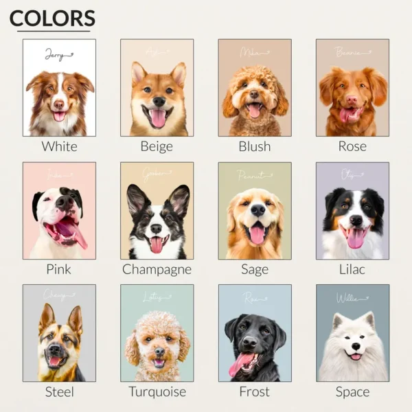 Custom Pet Portraits, Watercolour Pet Painting, Digital Painted from Photo, Pet memorial gif, Pet gifts - Image 7