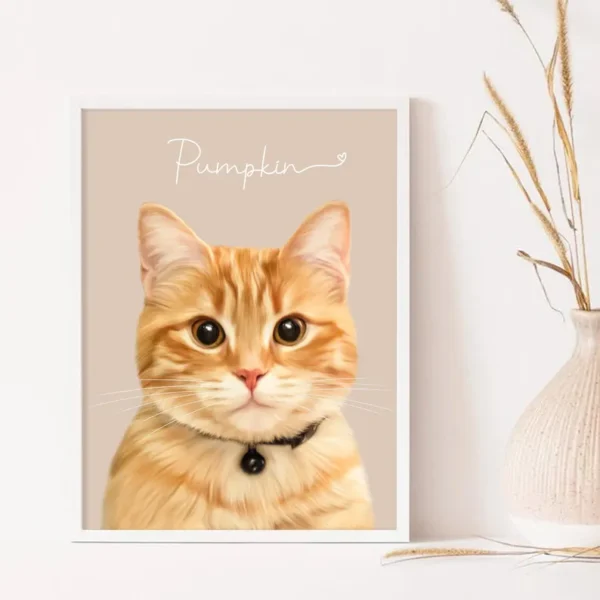 Custom Pet Portraits, Watercolour Pet Painting, Digital Painted from Photo, Pet memorial gif, Pet gifts - Image 4
